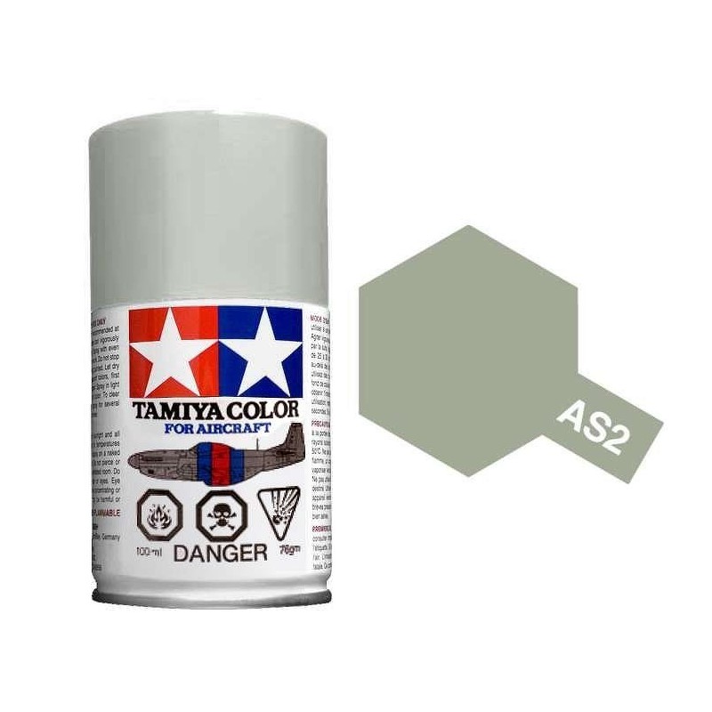 Peinture bombe Gris Clair Marine Jap. AS2 Tamiya Tamiya 86502 - 1