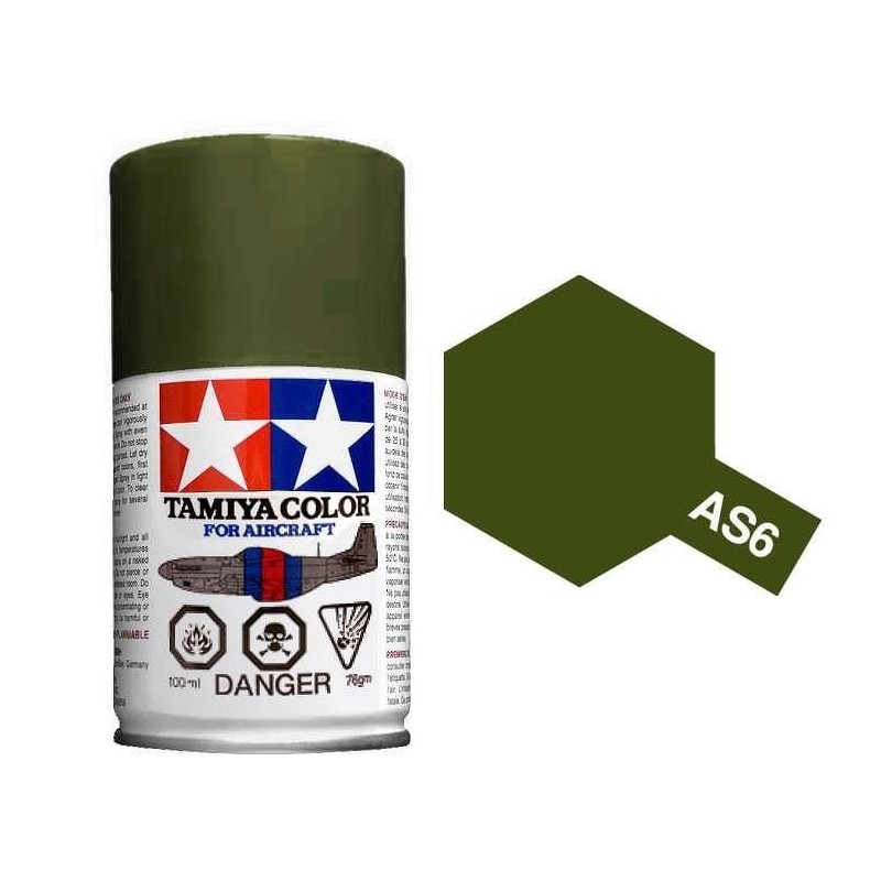 Paint bomb green Olive drab USAAF AS6 Tamiya Tamiya 86506 - 1