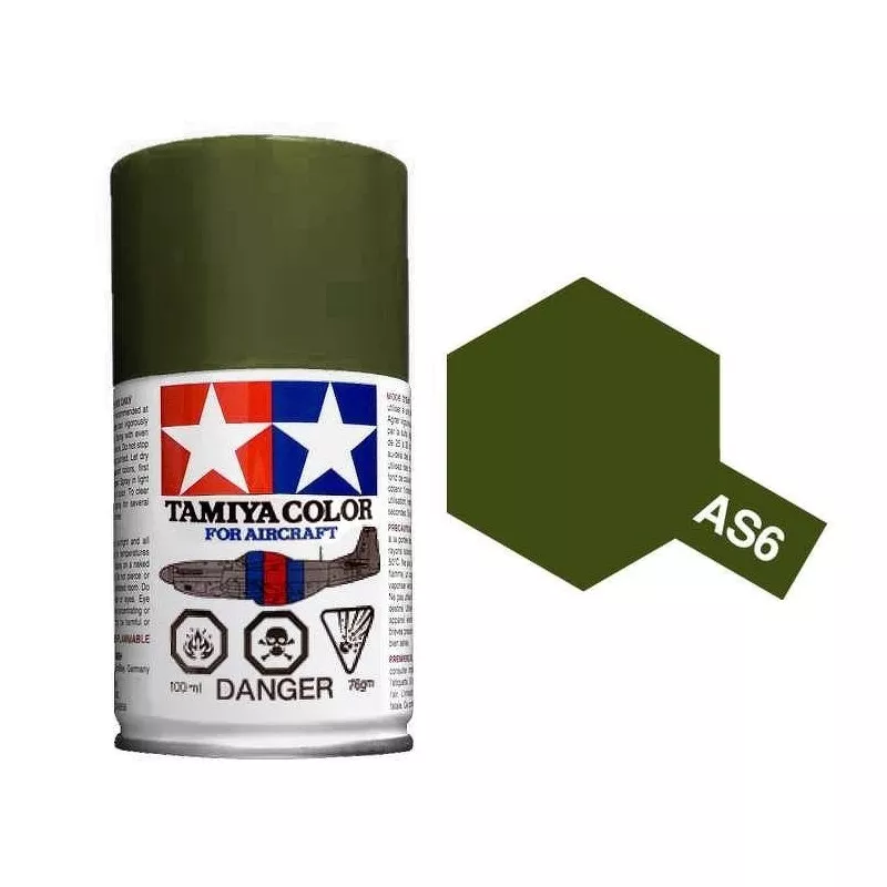 Paint bomb green Olive drab USAAF AS6 Tamiya Tamiya 86506 - 1