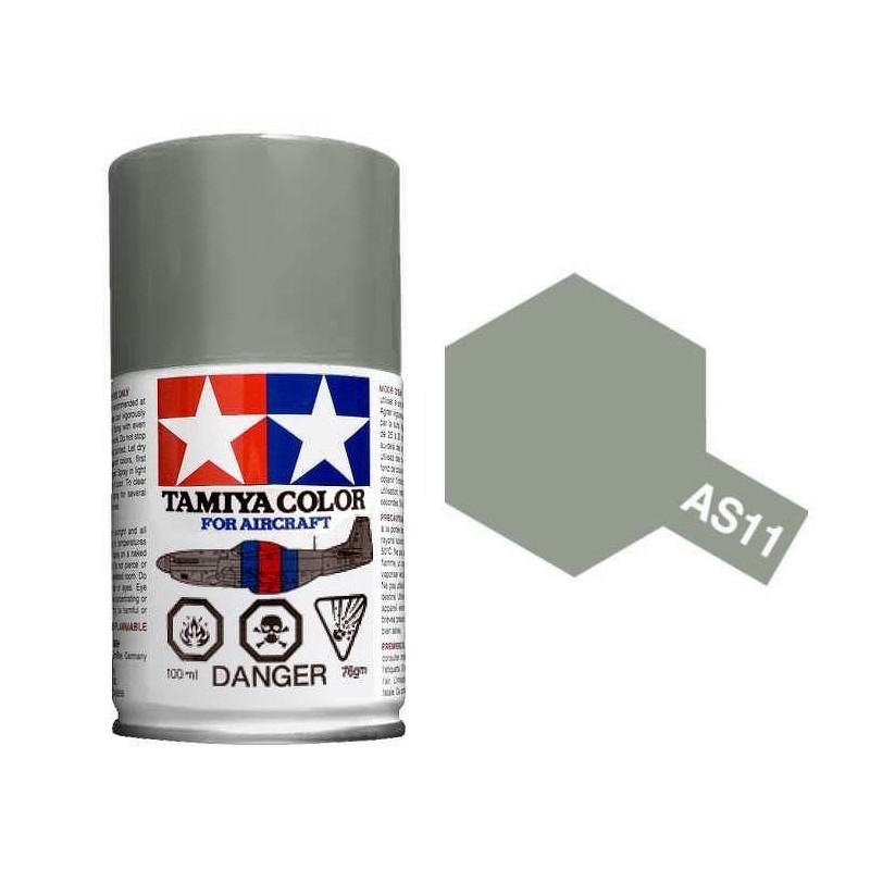 Peinture bombe Gris Mer Moyen RAF AS11 Tamiya Tamiya 86511 - 1