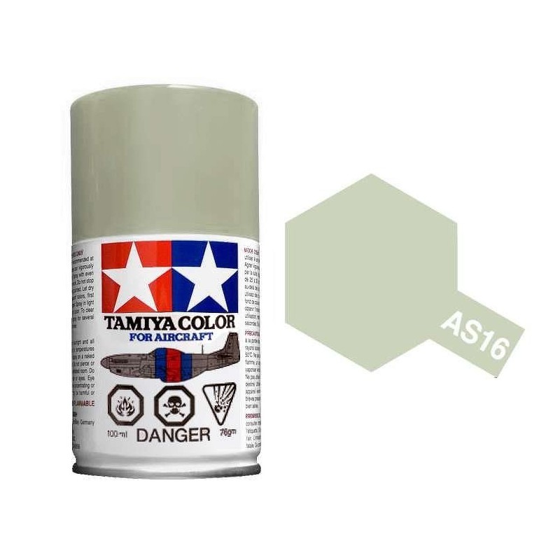 Peinture bombe Gris Clair USAF AS16 Tamiya Tamiya 86516 - 1
