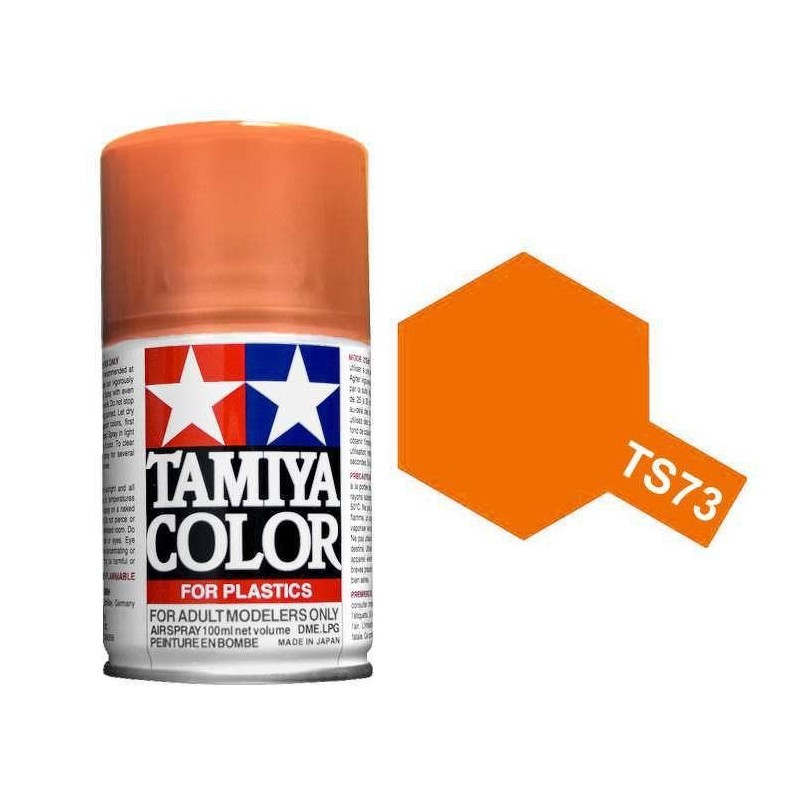 Peinture bombe Orange translucide TS73 Tamiya Tamiya 85073 - 1