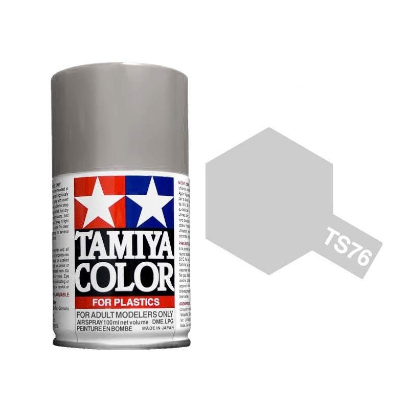Peinture bombe Argent Clair Métal brillant TS76 Tamiya Tamiya 85076 - 1
