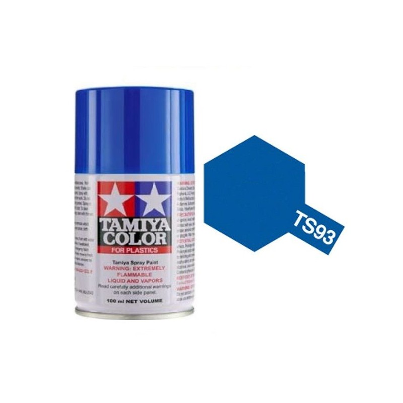 Peinture bombe Bleu Pur TS93 Tamiya Tamiya 85093 - 1