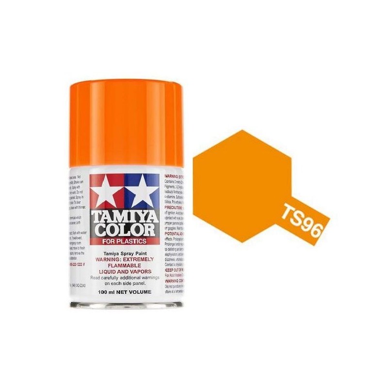 Peinture bombe Orange Fluo TS96 Tamiya Tamiya 85096 - 1