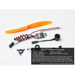 Indoor motorization Kit BLS 1106 + ESC 1S + propeller + 3 servos DW hobby DW Hobby - Dancing Wings Hobby ACM1106SV-1S - 2