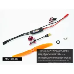 Indoor motorization Kit BLS 1306 + ESC 2S + propeller + 4 servos DW hobby DW Hobby - Dancing Wings Hobby ACM1306SV-2S - 2