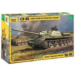 Char Chasseur de chars soviétique SU-85 1/35 Zvezda Zvezda Z3690 - 1