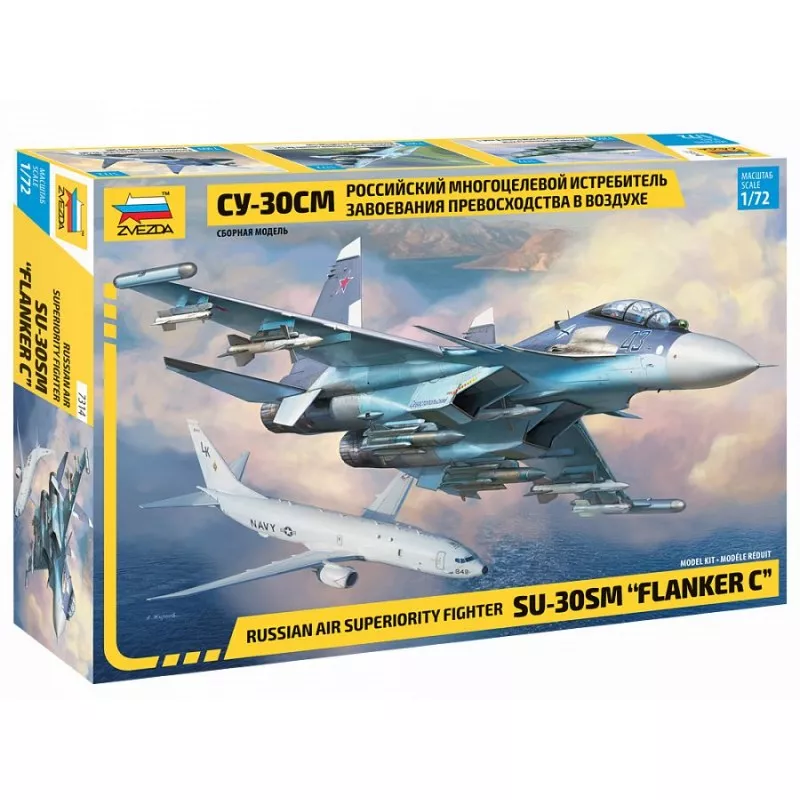 Sukhoï SU-30SM flanker C 1/72 Zvezda Zvezda Z7314 - 1