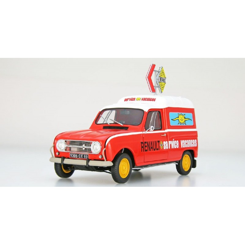 Renault R4 van Renault service 1/24 ebbro Ebbro 25012 - 1