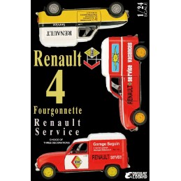 Renault R4 van Renault service 1/24 ebbro Ebbro 25012 - 4