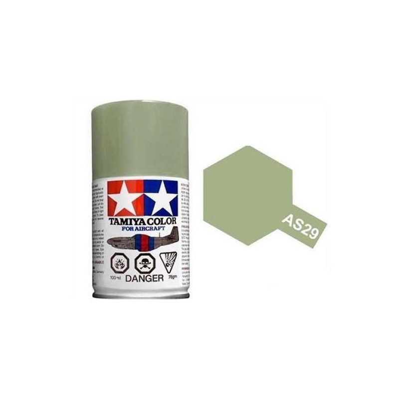 Peinture bombe Gris Vert Marine Jap. AS29 Tamiya Tamiya 86529 - 1