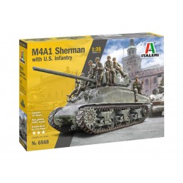 Char M4A1 Sherman et Infanterie US 1/35 Italeri Italeri I6568 - 2