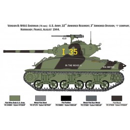 Char M4A1 Sherman et Infanterie US 1/35 Italeri Italeri I6568 - 5