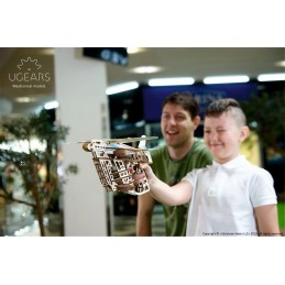 Lanceur catapulte d'avions Puzzle 3D bois UGEARS UGEARS UG-70075 - 14
