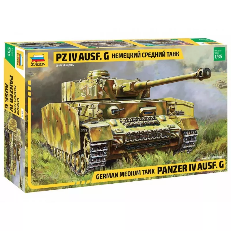 Char Panzer IV Ausf.G 1/35 Zvezda Zvezda Z3674 - 1
