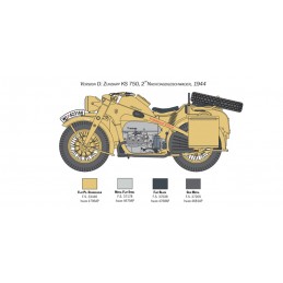 Sidecar Zondapp KS 750 1/9 Italeri Italeri I7406 - 7
