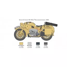 Sidecar Zündapp KS 750 1/9 Italeri Italeri I7406 - 7