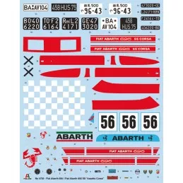 Fiat Abarth 695SS Assetto Corsa 1/12 Italeri Italeri I4705 - 3