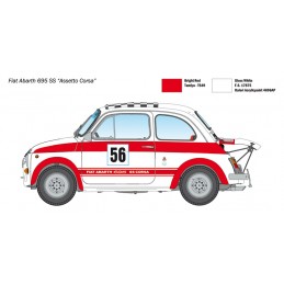 Fiat Abarth 695SS Assetto Corsa 1/12 Italeri Italeri I4705 - 4