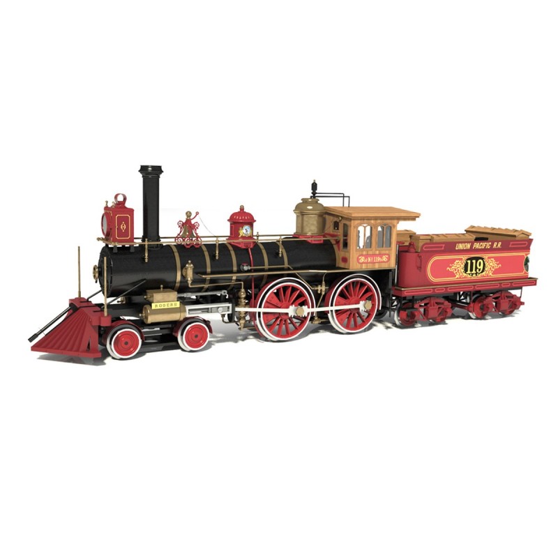 Locomotive Rogers No.119 1/32 OcCre metal wood construction kit OcCre 54008 - 1