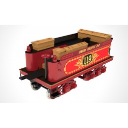 Locomotive Rogers No.119 1/32 OcCre metal wood construction kit OcCre 54008 - 10