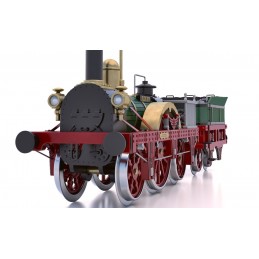 Steam locomotive Adler 1/24 ocCre metal wood construction kit OcCre 54001 - 3