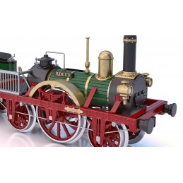 Steam locomotive Adler 1/24 ocCre metal wood construction kit OcCre 54001 - 4