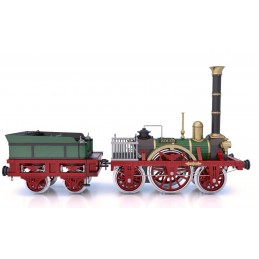 Steam locomotive Adler 1/24 ocCre metal wood construction kit OcCre 54001 - 5
