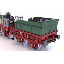 Steam locomotive Adler 1/24 ocCre metal wood construction kit OcCre 54001 - 6