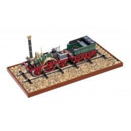 Steam locomotive Adler 1/24 ocCre metal wood construction kit OcCre 54001 - 9