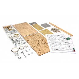 Steam locomotive Adler 1/24 ocCre metal wood construction kit OcCre 54001 - 10