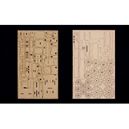 Steam locomotive Adler 1/24 ocCre metal wood construction kit OcCre 54001 - 13