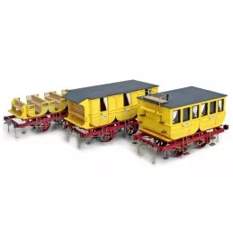 Voitures voyageurs Adler 1/24 kit construction bois métal OcCre OcCre 56001 - 1