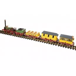 Voitures voyageurs Adler 1/24 kit construction bois métal OcCre OcCre 56001 - 2