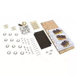Voitures voyageurs Adler 1/24 kit construction bois métal OcCre OcCre 56001 - 6