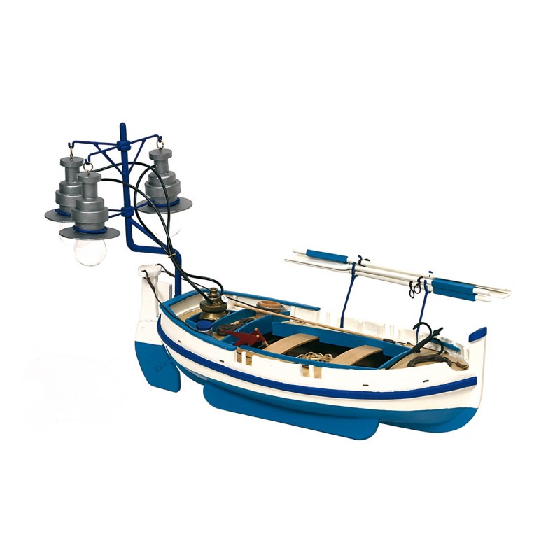 Bateau barque Canot de lumière 1/15 kit construction bois OcCre OcCre 52002 - 1