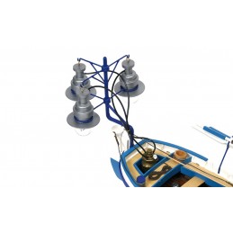 Bateau barque Canot de lumière 1/15 kit construction bois OcCre OcCre 52002 - 2
