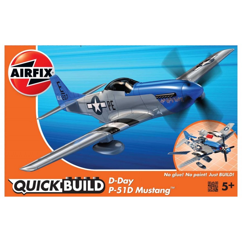 D-Day P-51D Mustang - Quick Build Airfix Airfix J6046 - 1