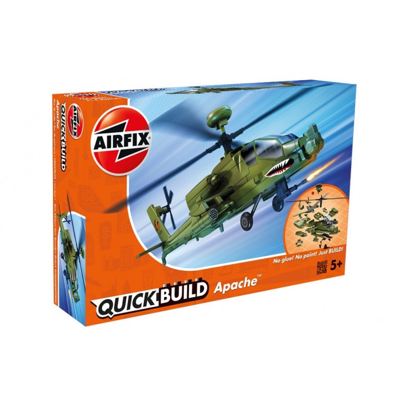 Hélicoptère Apache - Quick Build Airfix Airfix J6004 - 1