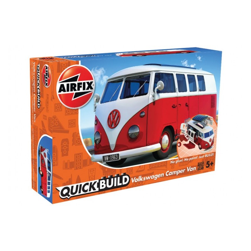 Volkswagen Van campervan - Quick Build Airfix Airfix J6017 - 1