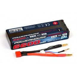 Li-Po 6600mAh 100C 2S HV 7.6V shelled (Dean) T2M T2M T1366002C - 1