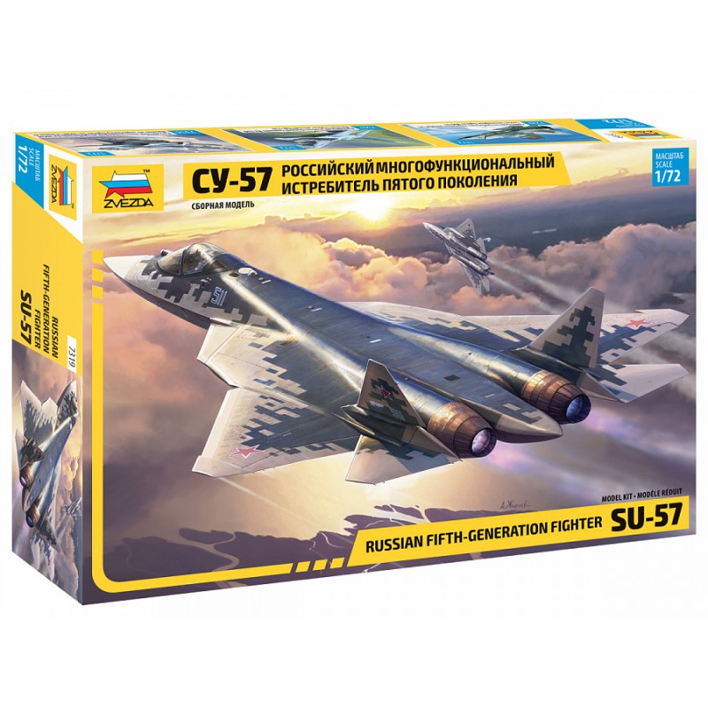 Sukhoi Su-57 1:72 Zvezda Fighter Zvezda Z7319 - 1