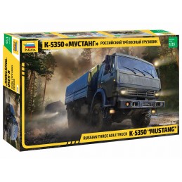 Camion Kamaz K-5350 3 essieux 1/35 Zvezda Zvezda Z3697 - 1