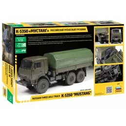 Camion Kamaz K-5350 3 essieux 1/35 Zvezda Zvezda Z3697 - 2