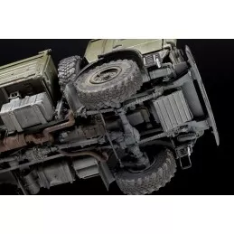 Camion Kamaz K-5350 3 essieux 1/35 Zvezda Zvezda Z3697 - 6