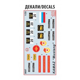 Kamaz K-5350 3 axle 1/35 Zvezda Zvezda Z3697 - 9