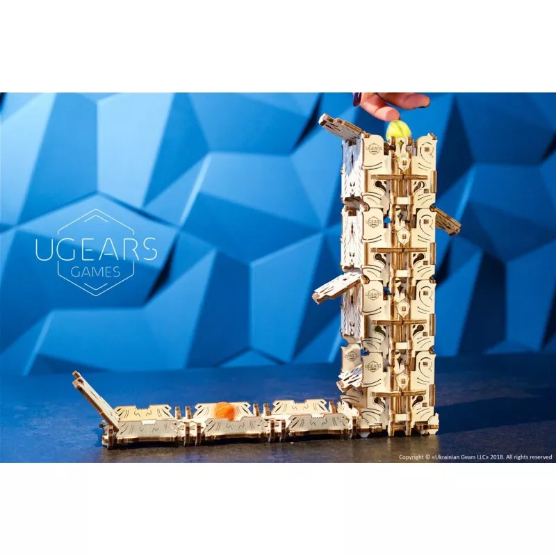 UGEARS 3D wood dice tower UGEARS UG-70069 - 1