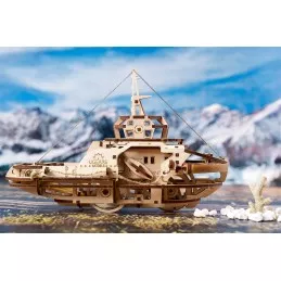 UGEARS 3D wood tugboat UGEARS UG-70078 - 5
