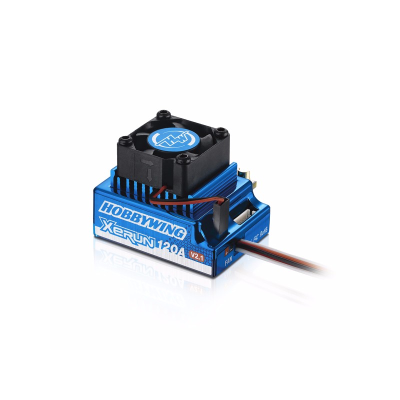 Inverter brushless XERUN 120 has V2.1 Sensored black 1/10 Hobbywing Hobbywing 81020170 - 1